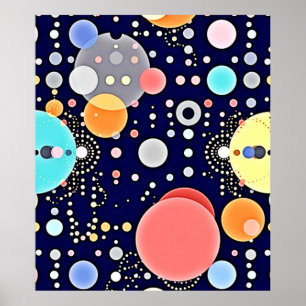 Poster Vision Joyeuse de bulle Universe