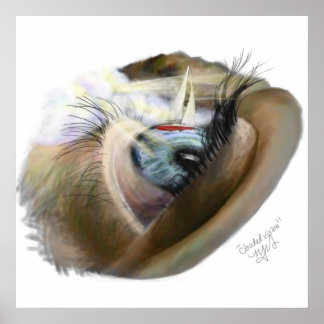 Poster Vision nuageuse