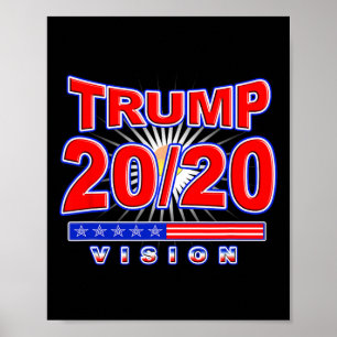 Poster Vision réélire Trump pour l'élection présidentiell