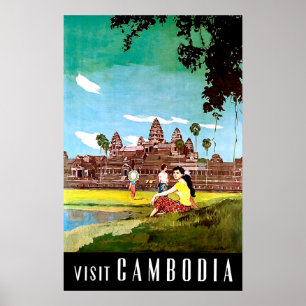 Poster Visite au Cambodge