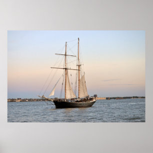 Poster Visite de bateau du fleuve Hudson