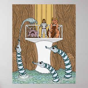 Poster Visite de la piscine des Piptrixons