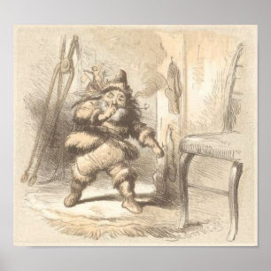 Poster Visite de l'artiste de Saint-Nicolas F.O.C. Darley