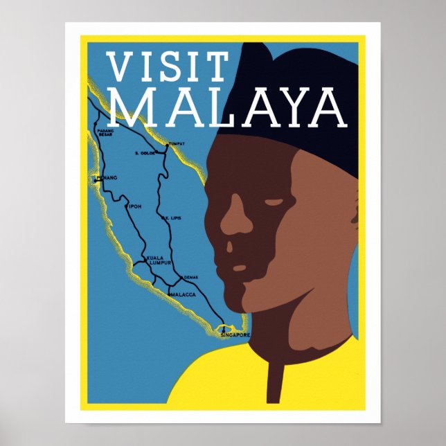 Poster Visite de Malaya (Devant)