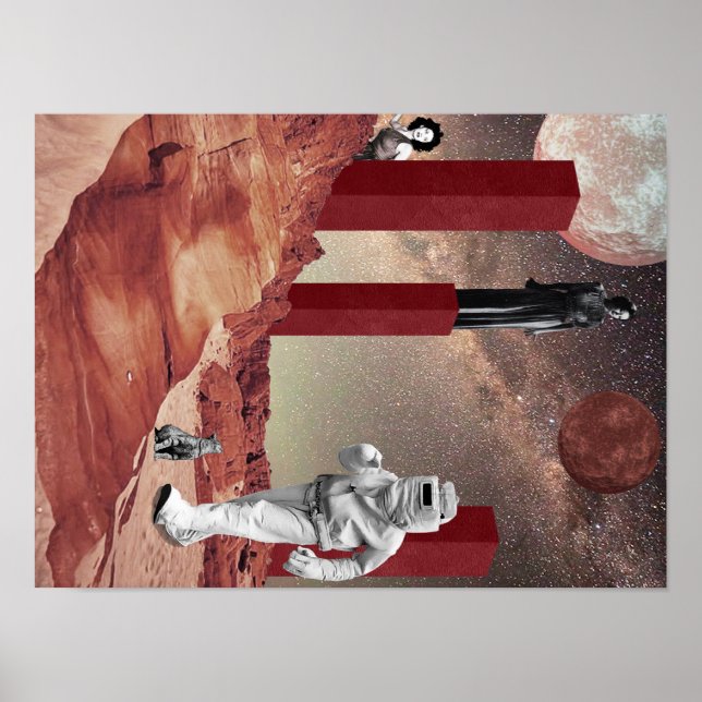 Poster Visite de Mars (Devant)