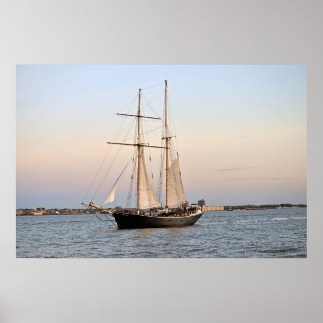 Poster Visite en bateau de la rivière Hudson (Devant)