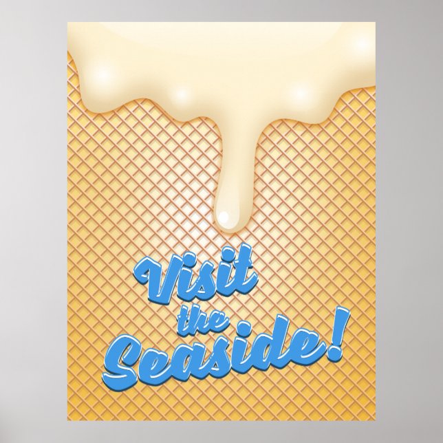 Poster Visiter le bord de mer (Devant)