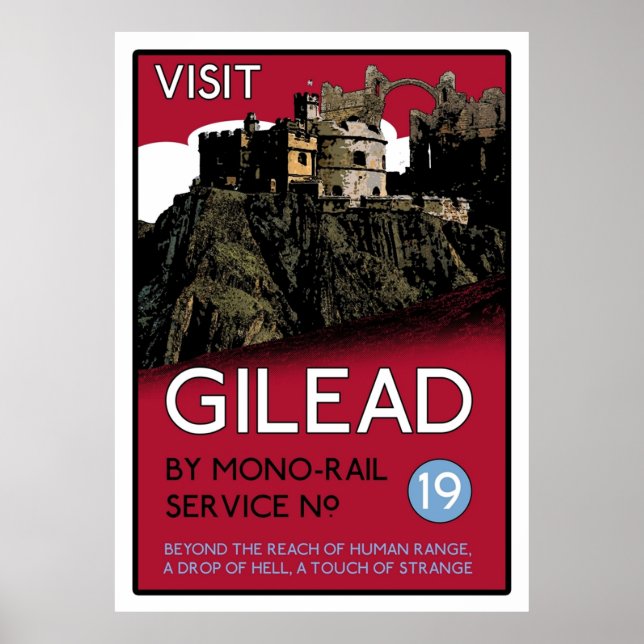 Poster Visitez Gilead La Tour Sombre (Devant)