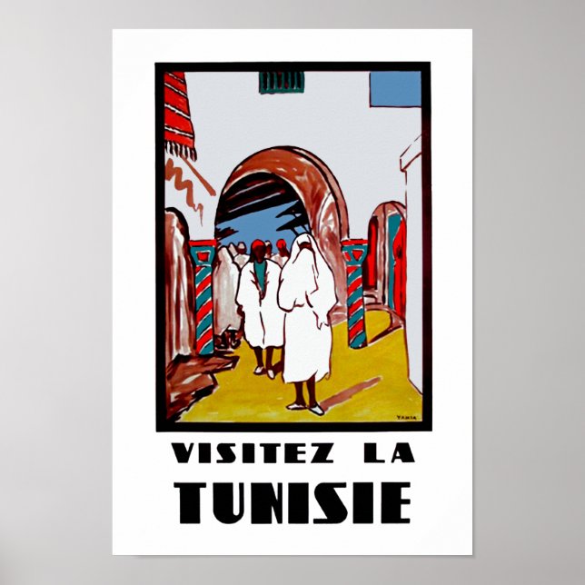 Poster Visitez La Tunisie (Devant)