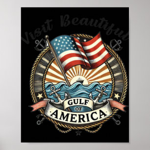 Poster Visitez Le Beau Golfe D'Amérique
