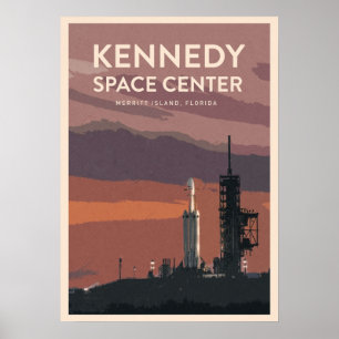 Poster Visitez le Kennedy Space Center