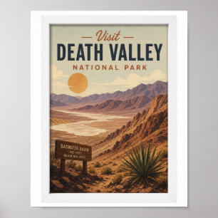 Poster Visitez le parc national de Death Valley Voyage Vi