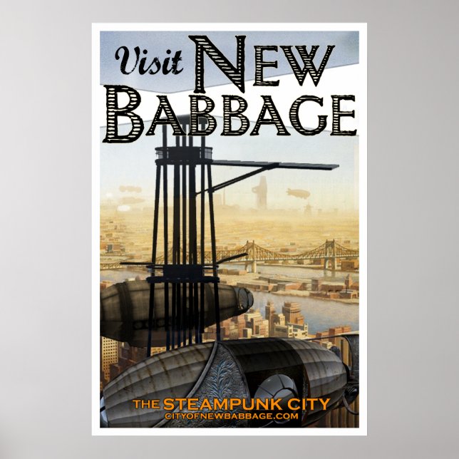 Poster Visitez New Babbage (no 4) (Devant)