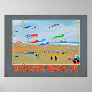Poster Visitez Rockaway Beach, OU