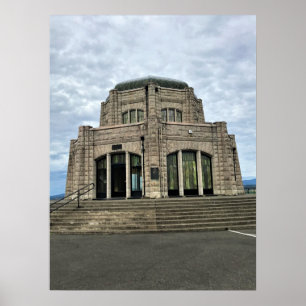Poster Vista House, gorge de Columbia, Oregon