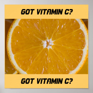 Poster Vitamine C obtenue ?
