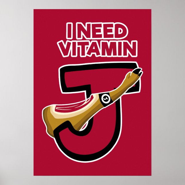 Poster Vitamine J (Devant)
