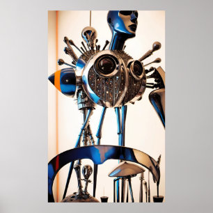 Poster Vitesse, Beauté, Automatisme - Art Surréaliste de 