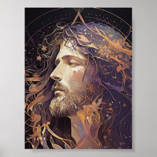 Poster Vitrail de Jésus