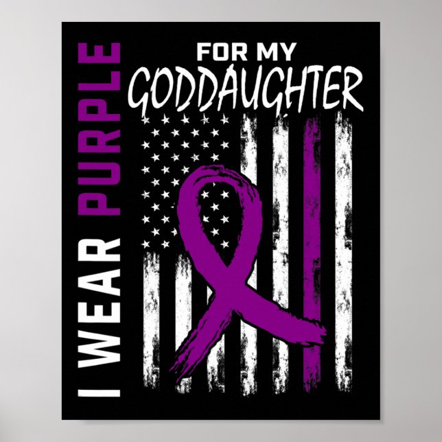 Poster Vive Godgirl Pancréatique Cancer (Devant)