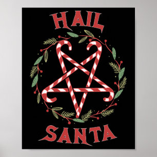 Poster Vive Santa Noël Krampus Vêtements
