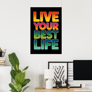 Poster Vivez votre meilleure vie