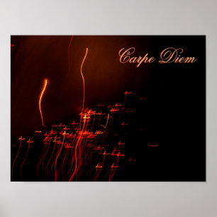 Poster Vivez votre vie étincelante comme un feu d'artific