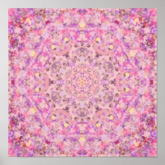 Poster Vivienne Oil Paint Mandala (Devant)