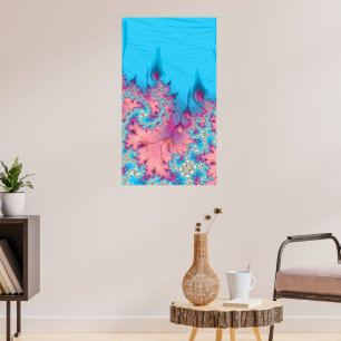Poster Vivre Coral Reef Fractal Océan Abstrait