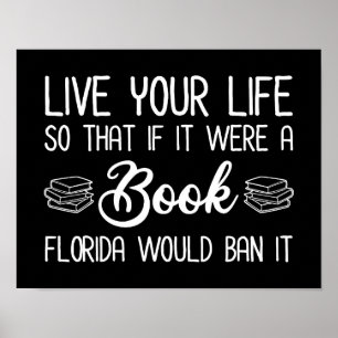 Poster Vivre La Vie Si C'Était Un Livre La Floride L'Inte