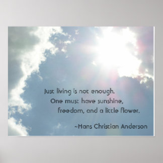 Poster Vivre ne suffit pas.