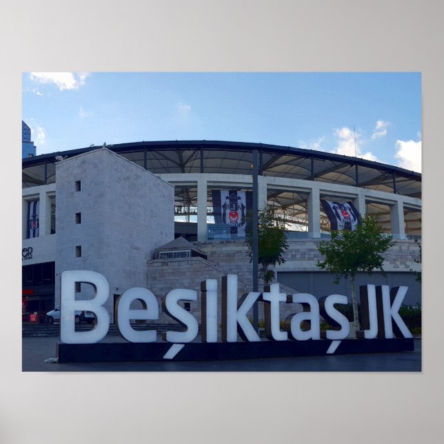 Poster Vodafone Arena, stade de Besiktas (Devant)