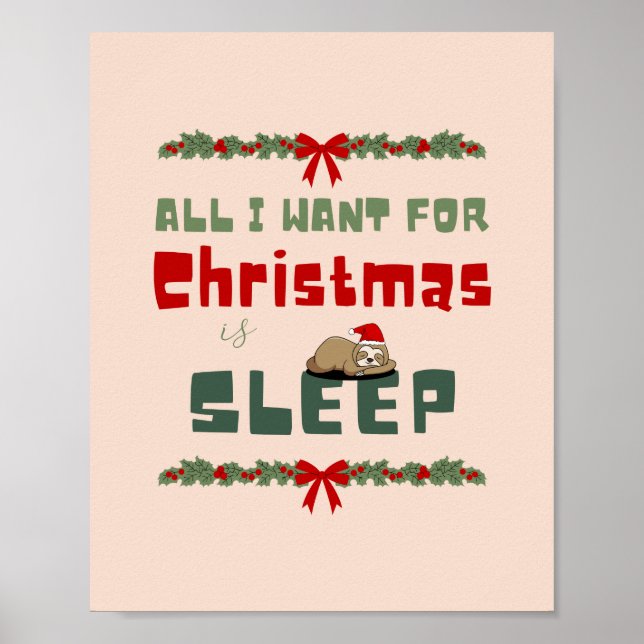 Poster Vœu de Noël (Devant)