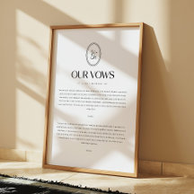 Vœux de mariage minimalistes Monogramme personnali