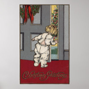 Poster voeux de NoëlKid Pékin pour Père Noël