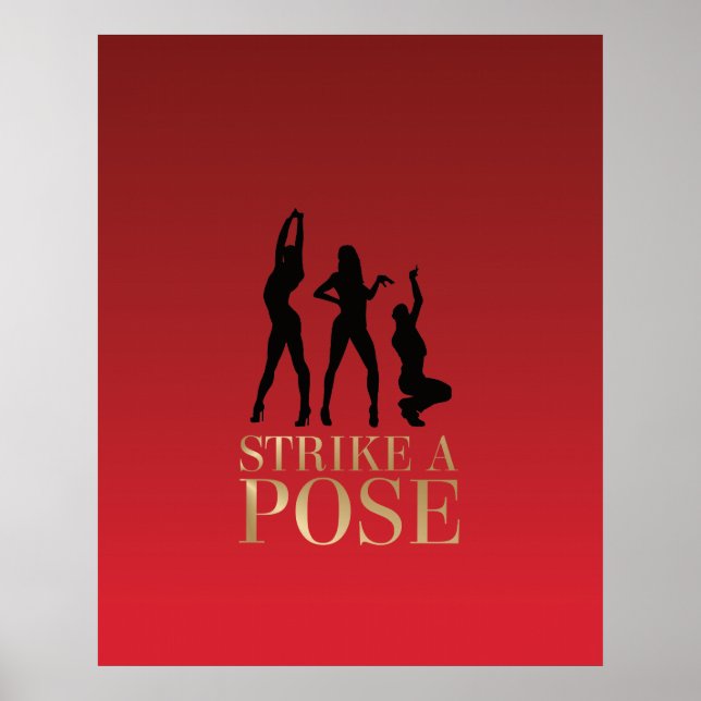 Poster Vogue Strike a Pose - do-it-yourself - (Devant)