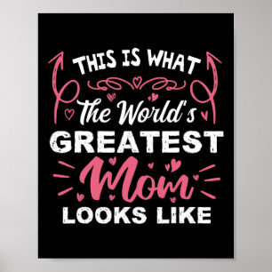 Poster Voici à quoi ressemble la plus grande maman du mon