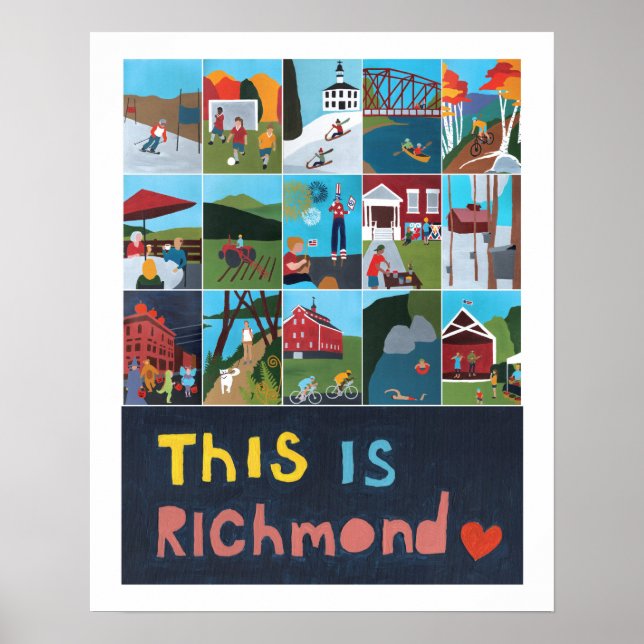 Poster Voici l'affiche de Richmond (Devant)