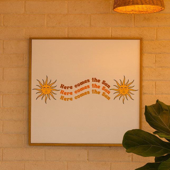 Poster Voici Le Soleil (Créateur téléchargé)