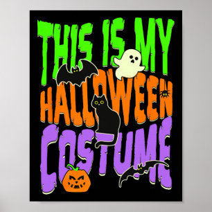 Poster Voici Mon Costume D'Halloween1