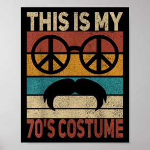 Poster Voici Mon Costume les années 70 70 Styles Hommes l