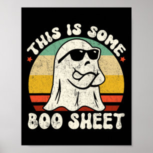 Poster Voici Un Cool De Boite Ghost Fun Halloween Co