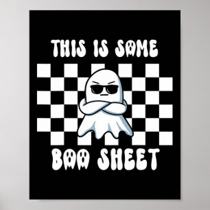 Poster Voici Une Petite Feuille De Boite Halloween