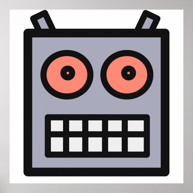 Poster Voici Une Tête De Robot (Devant)