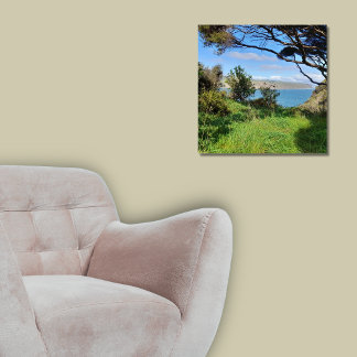 Poster Voie côtière de la Nouvelle-Zélande Auckland Omana