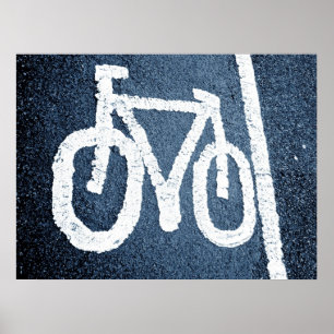Poster Voie cyclable