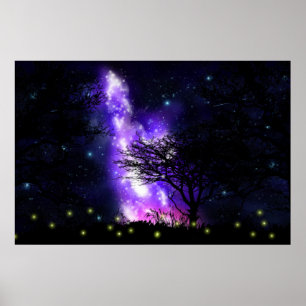 Poster Voie Lactée Magique