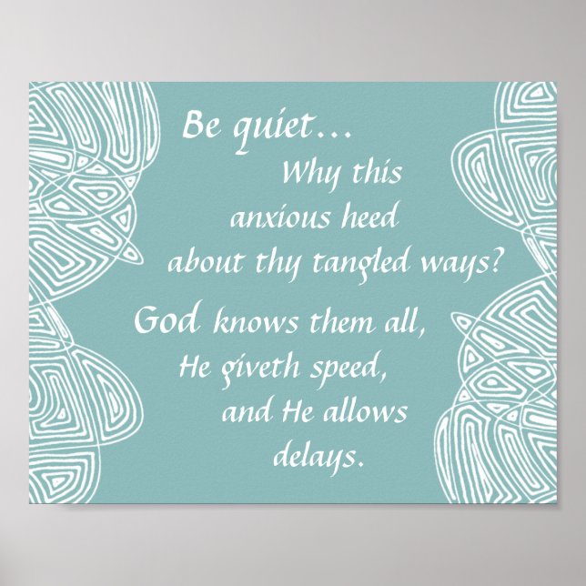 Poster Voies à carreaux (Devant)