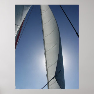 Poster Voile aux Bahamas