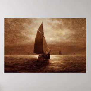 Poster Voile de nuit (vers 1900) Elbridge Wesley Webb